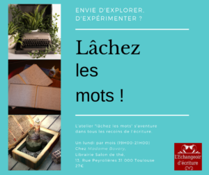 atelier d'écriture à Toulouse
